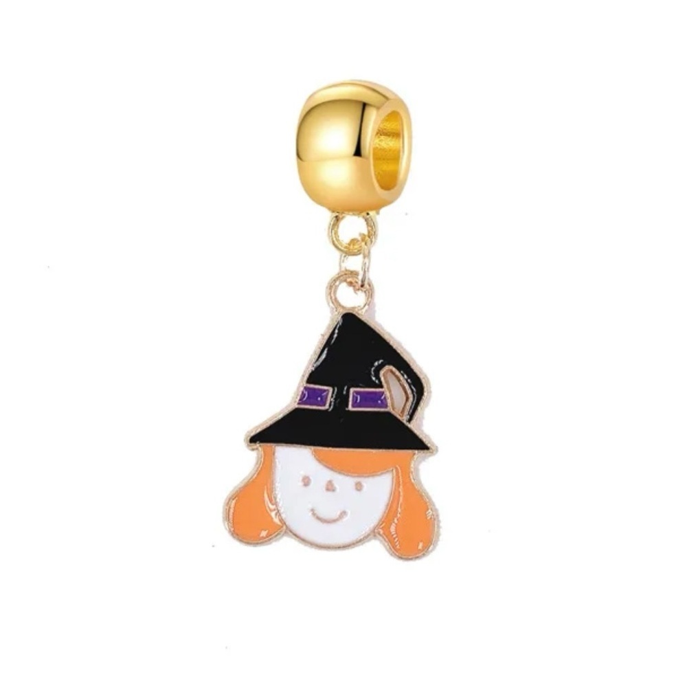 Witch Girl Spooky Halloween European Charm - Holiday Limited Edition